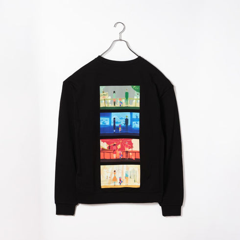 『SPY×FAMILY|AMICIS』家族の日常 スウェット Black Sサイズ